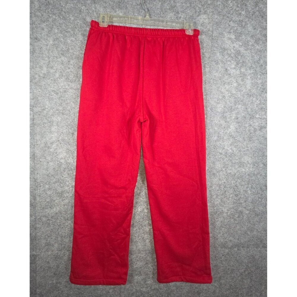 DAZY Women’s Red Sweatpants Size M Athletic Joggers Pull On Lounge Relaxed Fit - Picture 5 of 7